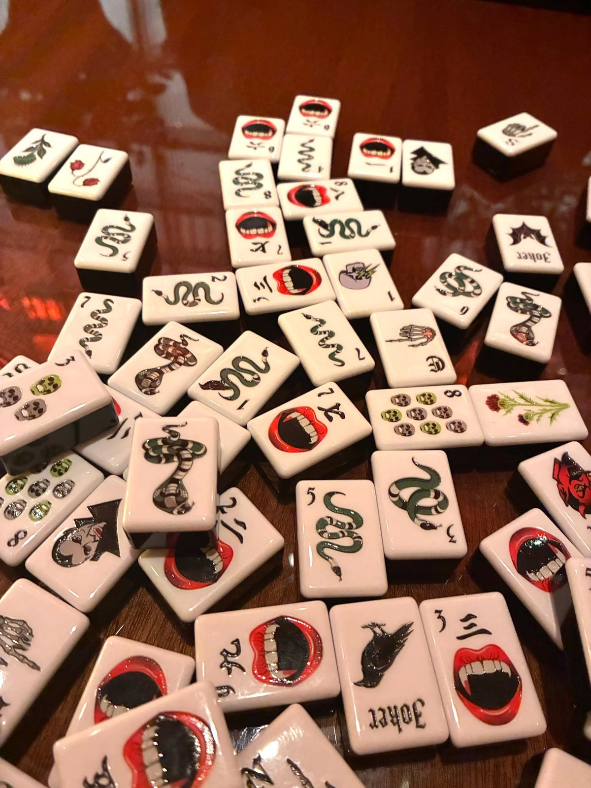 Halloween Mahjong Tiles (32X23X15mm)