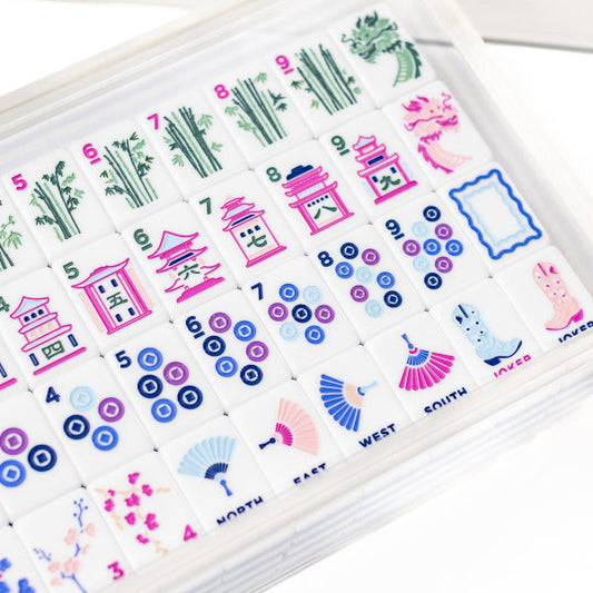 Blue Boots Mahjong Tiles (31.5*23*13mm)