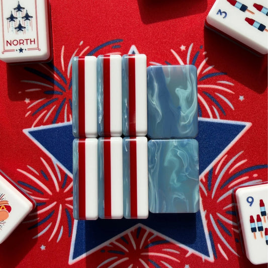 America Firework Mahjong Tiles (36*25.5*11mm)