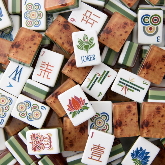 Wooden Acrylic Mahjong Tiles (31.5*23*16mm)