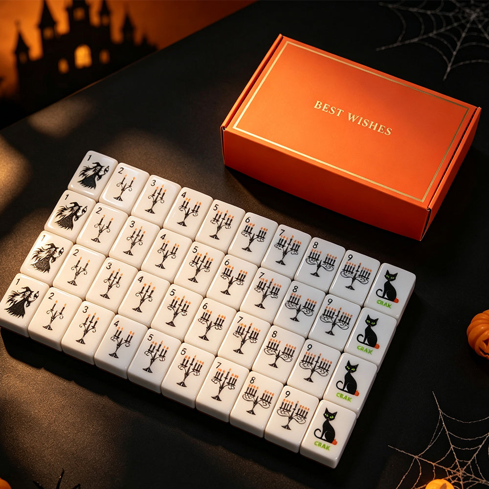 Halloween Mahjong Tile  Four-Layer Mahjong Acrylic Mahjong Tiles