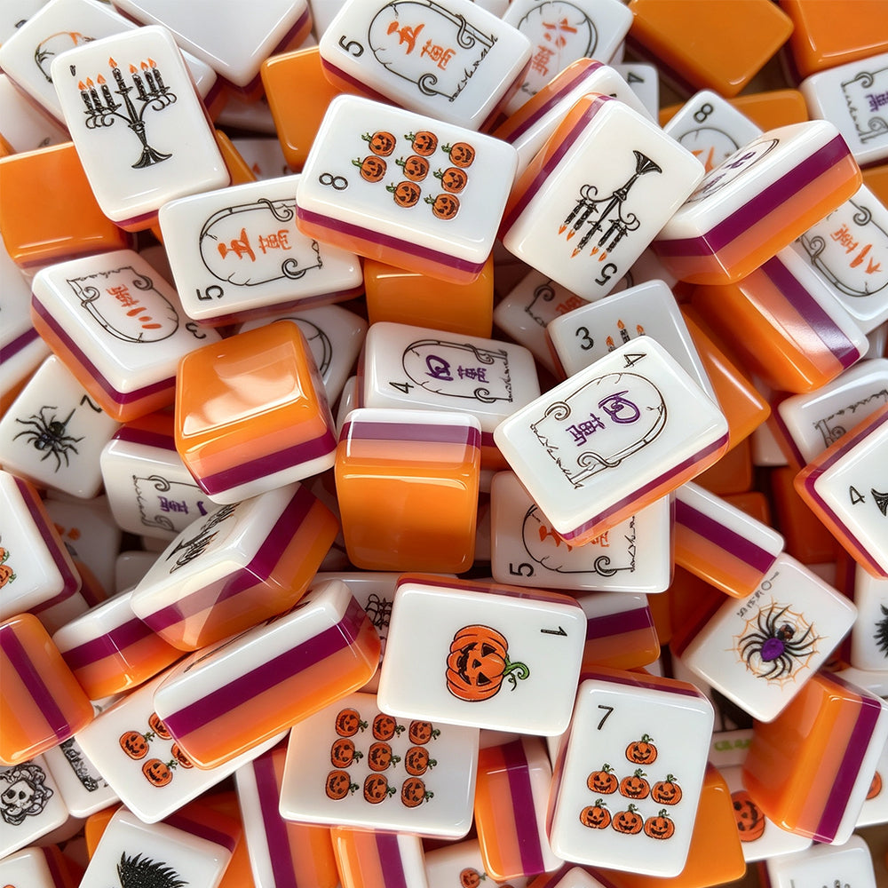 Halloween Mahjong Tile  Four-Layer Mahjong Acrylic Mahjong Tiles