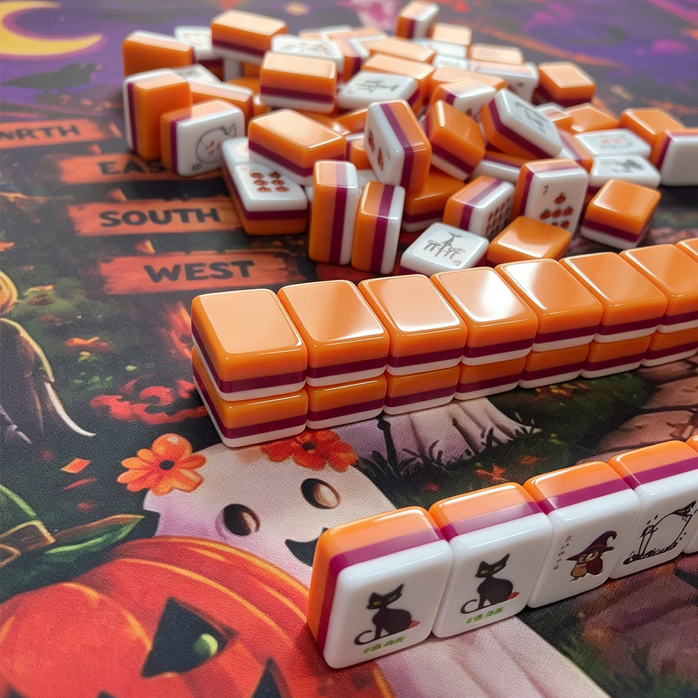Halloween Mahjong Tile  Four-Layer Mahjong Acrylic Mahjong Tiles