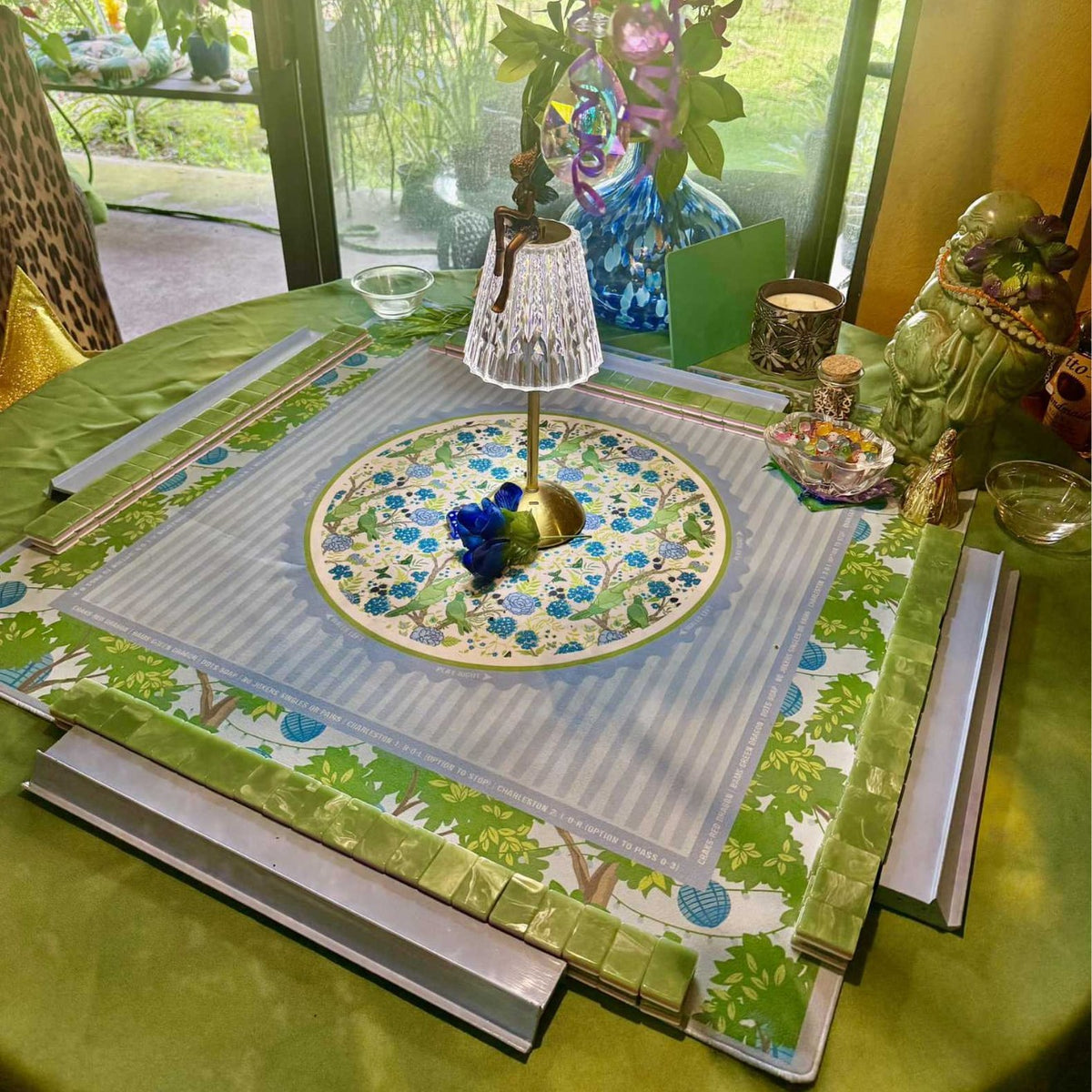 Green Marble Mahjong Tiles  (31.5*25*11mm)