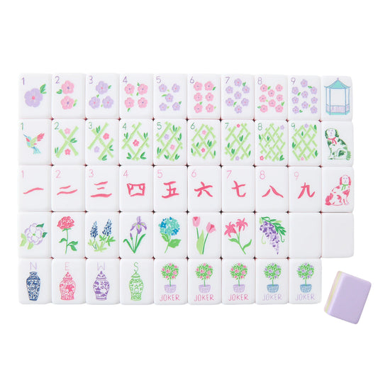 Lavender America Mahjong Tile  Four-Layer Mahjong Acrylic Mahjong Tiles oh my mahjong tiles