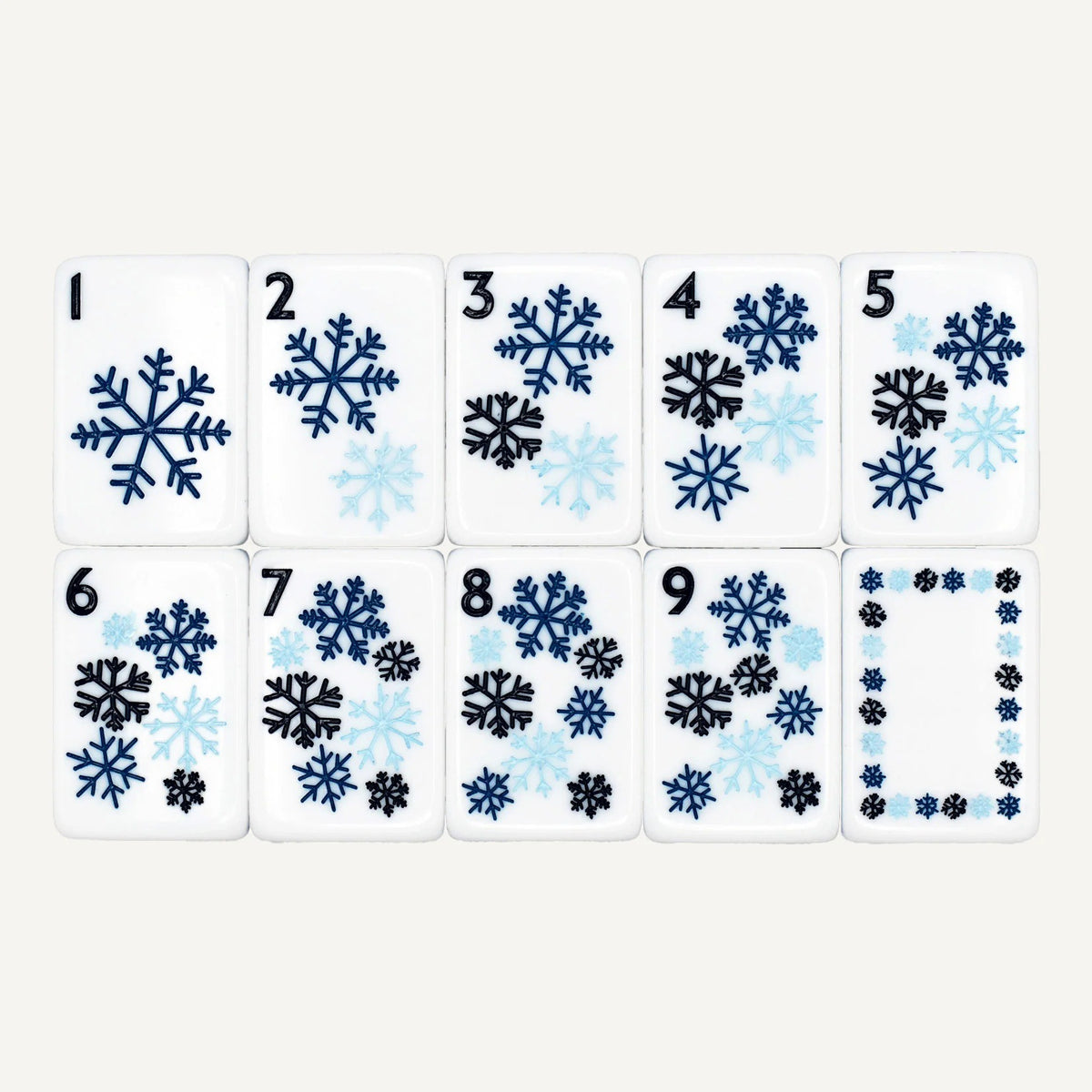 Winter Mahjong Tiles  (36*24*15mm)