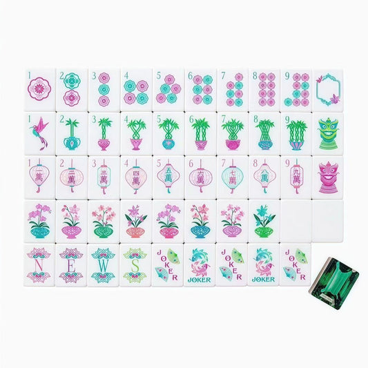 Green  mahjong tiles mahjong tiles Mahjong Acrylic Oh my Mahjong Tiles