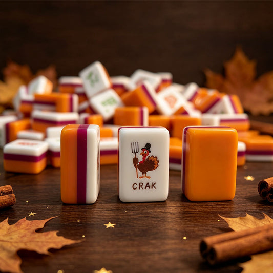 Thanksgiving Mahjong Tile  Four-Layer Mahjong Acrylic Mahjong Tiles(31.5*16*23mm)