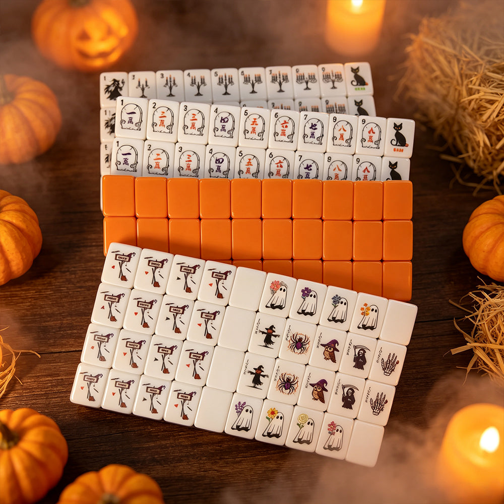 Halloween Mahjong Tile  Four-Layer Mahjong Acrylic Mahjong Tiles
